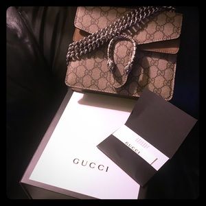❌SOLD! Beige/ebony dionysus supreme GG bag
